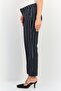 Women Regular Fit Stripe Straight Leg Pants, Multicolor - 2