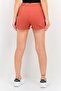 Women Sportswear Fit Drawstring Outdoor Shorts, Rust - 4