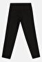 Women Cigarette Fit Checkered Straight Leg Pants, Black - 3