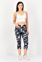 Women Sportswear Fit Camouflage Training 3/4 Leggings, Multicolor - 2