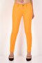 Women Regular Fit Solid Cropped Pants, Bright Orange