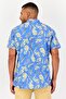 Men Regular Fit Short Sleeve Allover Print Casual Shirt, Multicolor - 3