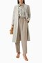 Larix Laminated Linen Shirt, Shimmering Texture and Feminine Cut - 2