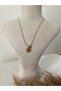 Jeweler Model Evil Eye Beaded Letter Steel Necklace - 2