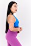 Women Sportswear Fit Sleeveless Training Bra, Blue - 2