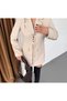 Women's Snap Detail Long Jacket Stone - 5