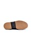 Genuine Leather Men's Lace-Up Brown Classic Loafer Shoes - 5