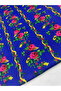 Authentic pattern gold glitter woven polyviscon linen