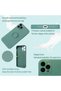 Protective case compatible with Apple iPhone 13 Pro Max Liquid Silicone Ring Green - 6