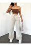 Women's Elastic Waist Palazzo Pants - 5