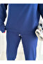 Women's Half-Zip Model Elastic Waist Narrow Leg Sweatpants Set - 2