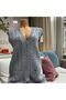 Houndstooth Knitted Dowry Vest with Daily Pockets Knitwear Mother's Vest - 3