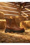 |   En |   Comfort Mold Thick Sole Brown Leather Chelsea Boots - 5