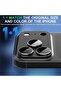 Apple iPhone 17 Pro Max / 18 Pro Max Compatible Camera Lens Protector with Metal Frame Full Coverage Protective Glass - 2