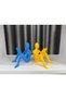 Yellow Navy Blue Fan Book Holder Set of 2 Reading Figure Book Support-Fan Concept - 2