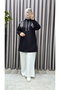 Women's Clothing Plus Size Tunic with Stones on the Front - 5