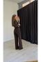 Marron Wide Jean Brown - 4