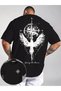 qubo Unisex Oversized Printed Cotton Crew Neck Short Sleeve T-shirt