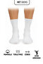 4 Pairs White Cotton Casual College School Socks Set Unisex