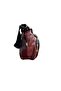 Multi-Eyeled Large Crossbody Bag Burgundy - 4