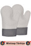 Non-Slip Fireproof Oven Cooker Pot Grill Kitchen High Heat Resistant Silicone Oven Mitt 1 Piece - 5