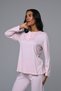 Women's Pajama Set with Belted Robe, 3-Piece Set - 5