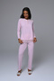 Pink Women's Pajama Set with Robe, 3-Piece Set - 3