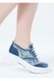 Jeanolog Lace Design Denim Shoes Casual Orthopedic Sole - 8
