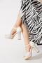 Moldey Square Stone Platform Evening Dress Women's Shoes Skin - 3