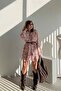 Animal Patterned Chiffon Dress - 3