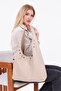Laura Mink Women's Hand and Shoulder Bag with Magnet Detail - 7