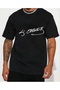 qubo Unisex Oversized Printed Cotton Crew Neck Short Sleeve T-shirt