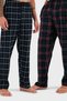 Cotton Regular Fit Normal Waist Straight Leg with Pockets 2-Pack Pajama Bottoms Men's Pajama Bottoms 65740