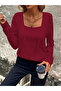 Women's long sleeve double breasted collar sleeve and hem cuff detail soft blouse