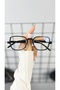 Kare 42 Ekartman Bone Transparent Women Men Unisex Blue Light Protection Screen Glasses Eyewear - 6