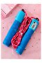 Jump Rope Adjustable with Counter 4 Pieces Jump Rope with Adjustable Indicator Home Fitness Rope with Sponge Handle - 4