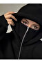Snow Masked Ninja Unisex Sweatshirt Cardigan 2Strands Thick Fleece - 4