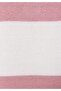 Regular Fit Polo Neck Striped Women's Pink Sweater - 5