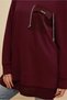 Hooded Sweatshirt Tunic 45920 - 3