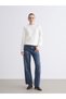 Lcwaikiki Classic Ecru Crew Neck Self Patterned Women's Knitwear Sweater W5Dc32Z8 - 2