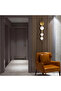 LIGHTINGS Wall Lamp，Wall Sconce Lighting Fitting Mid-Century Modern Gold Metal Wall Lamp, 3-Li - 2