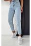 Belle*Femme//New Season//High Waist//Stretchy//Boyfriend//Women's Denim Pants - 3
