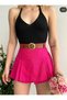 Women's Pencil Skirt with Belt Detail