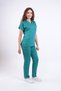 Unisex Stretch Fabric Nurse Doctor Scrubs Set Breathable Fabric Scrubs Hospital Uniform Surgical Green - 3