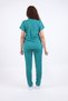 Unisex Stretch Fabric Nurse Doctor Scrubs Set Breathable Fabric Scrubs Hospital Uniform Surgical Green - 5