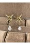 316 L Surgical Steel Mesuda İnci Trend Steel Earrings