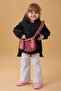 Girl's Thick Winter Coat with Fur Ears and Bag Accessories Black