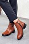 Women's Genuine Leather Casual Boots, Women's Extra Lightweight Boots - 3
