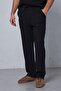 Men's Ribbed Baggy Fit Comfortable Tracksuit Black - 3