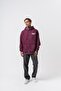 Men's D. Hit Printed Hooded Oversize Hoodie Cherry - 5